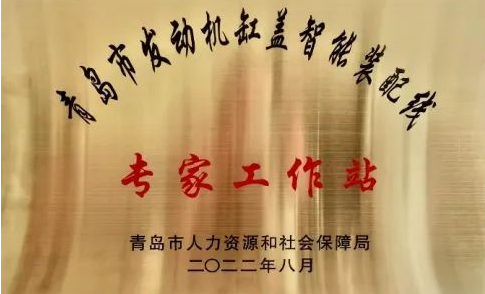 热烈祝贺爱游戏（ayx）体育官方网站成立青岛市发动机缸盖智能装备线专家工作站